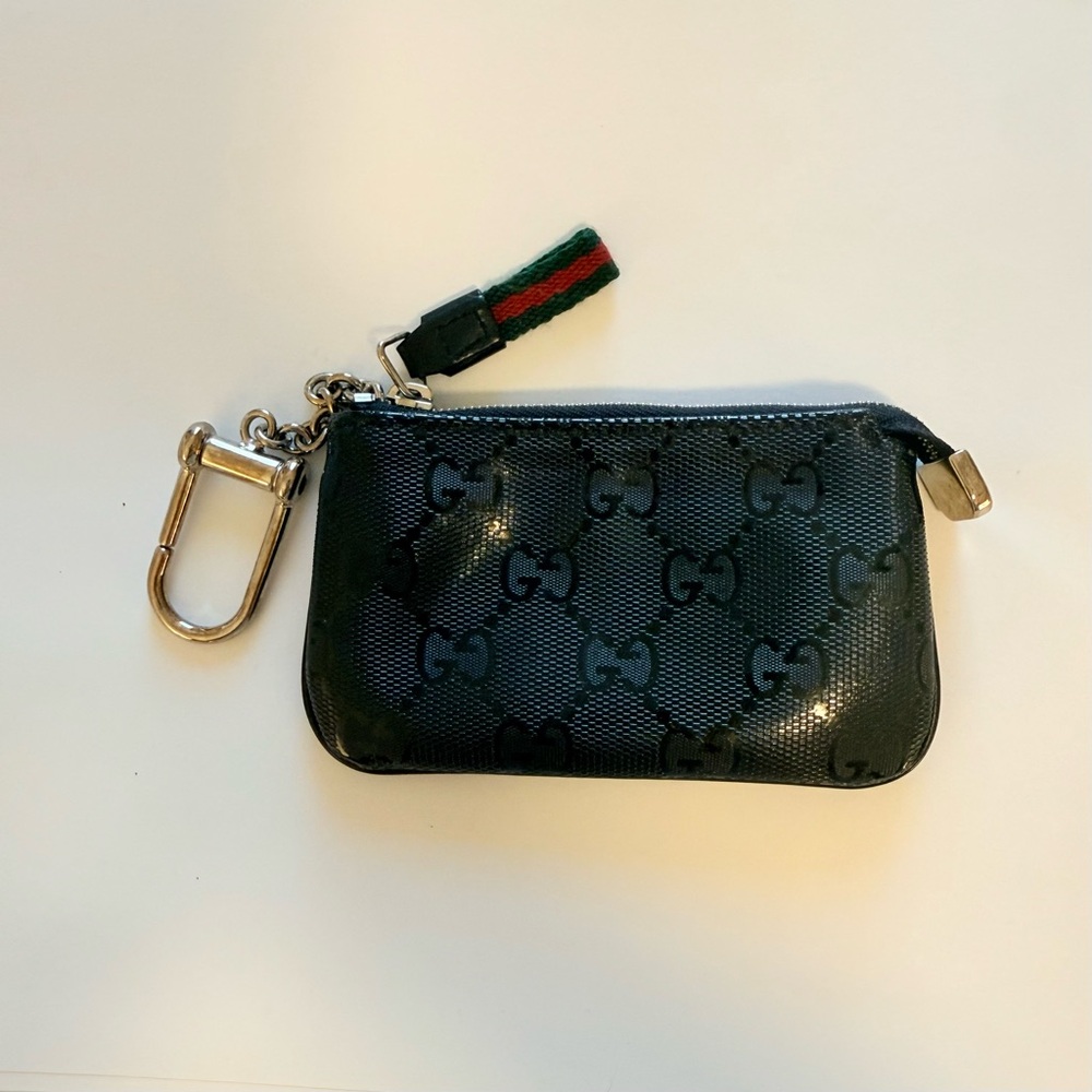 Gucci Limited Edition Fiat 500 Black Shine GG Logo Authentic Frida Giannini OBO